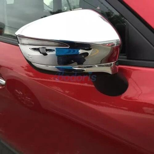 For Mazda CX-3 CX3 CX 3 2016 2017 2018 Side Wing Mirror Cover Rear View Overlay Trim Garnish Moulding Caps Auto Car Accessories