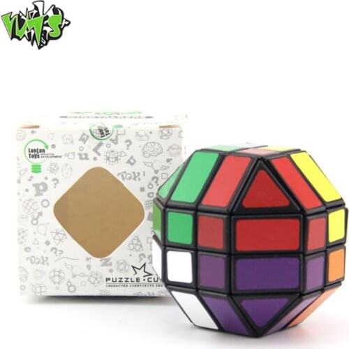 Lanlan CaneBall Magic cube 4x4x4 Ball Shaped Speed Puzzle Super Mask Cube Ⅱ Educational Toy Hot Selling Professional cubo magico