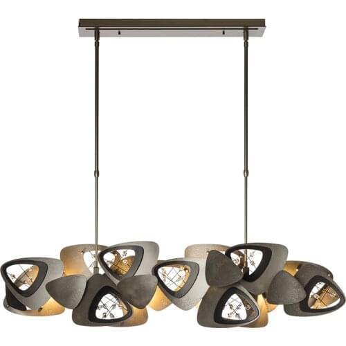 Postmodern Retro metal Art Chandelier lighting Model room Kitchen Island Hanging lights Home decoration Dining room Pendant lamp