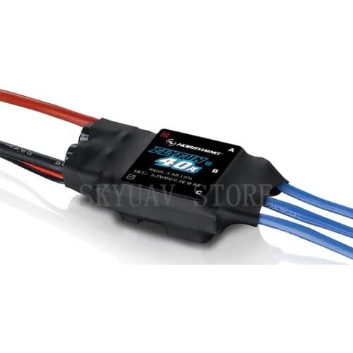 Hobbywing FlyFun V5 40A 2-6S Lipo Brushless ESC Motor for RC Multicopter Helicopter Plane 1pcs