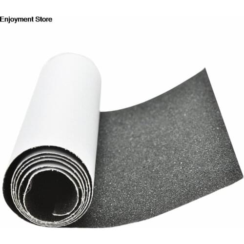 Black Skate Scooter Sandpaper Sticker 1PC Perforated Skateboard Deck Grip Tape Skateboard Sand Paper Tape Griptape 81cm*22cm