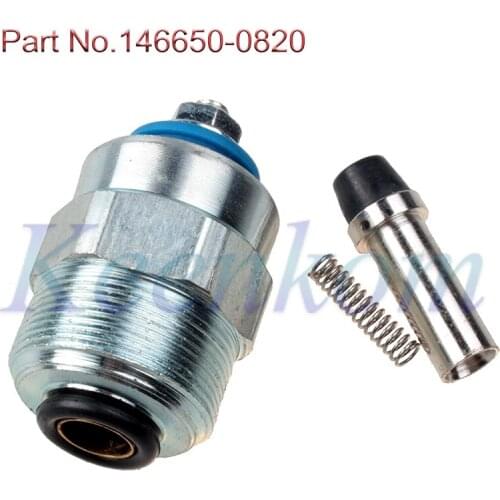 New Stop Solenoid Valve 24V For Cummins Fuel Injection Pump 146650-0820 146650-1320 096030-0080 096030-0170 0330001016