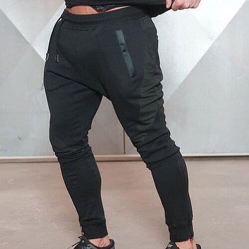 Autumn and Winter Fitness Running Training Pants Mens Quick-drying Breathable Moisture Wicking Lace Up Workout Pants