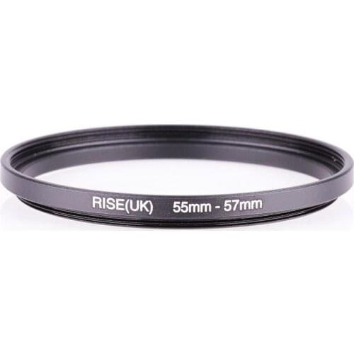 RISE(UK) 55mm-57mm 55-57 mm 55 to 57 Step up Filter Ring Adapter