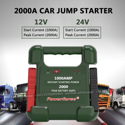 High Quality Cranking Emergency Car Jump Starter 12V 24V Car Device