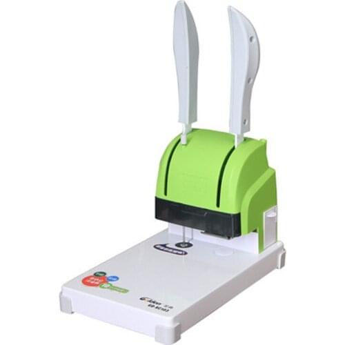 XC103 Binding Machine Manual Punching Automatic Riveting Tube Text Binding Machine Voucher Binding Machine Manual Small Easy
