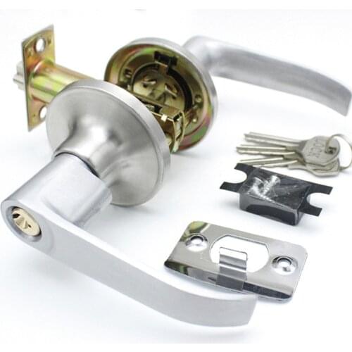 Zinc Alloy Home Door Locks Gate Privacy Door Knob Set Bedroom Bathroom Handle Lock With Key For Home Door Hardware Accessories