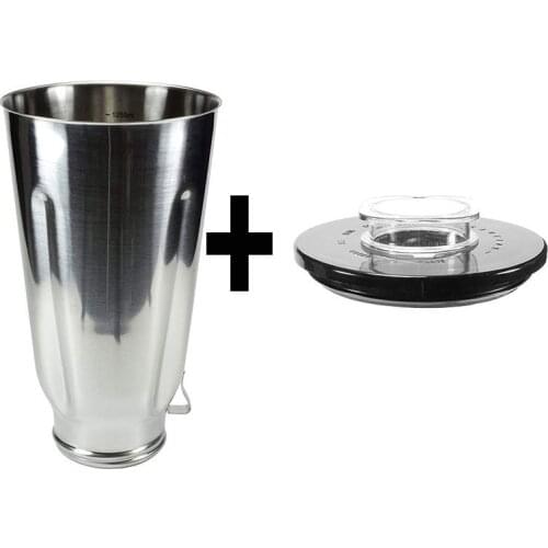 Blender Parts 1 Stainless 1.25L Jar 1 Cup Lid Round Lid Replacement Parts For Oster 0041 2725 2726 4125 Kitchen Appliance