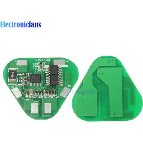 3S 4A Protection BMS Li-ion Li-Po Cylindrical Prismatic Lithium Polymer Battery 3 Cell PCB Module Board Short Circuit Overcharge