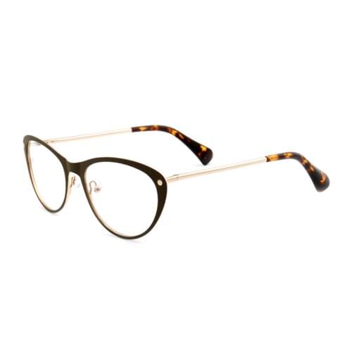 Women Reading Eyeglasses Retro Cat Eye Design Stainless Steel Optical Eyewear Goggle Computer Prescription Reader Glasses Frame