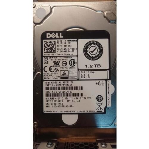 DELL 089D42 SAS 1.2T 2.5' 12G 10K AL14SEB120N Hard drive HDD
