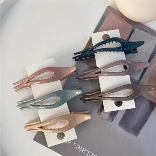 1PC Big Size Hair Claw Clip Comfortable Temperament Hairpin Plastic Hair Crab Clamps Women Makeup Headwear