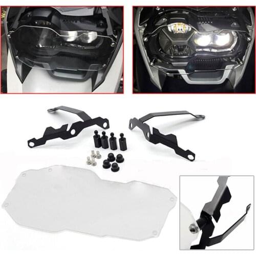 1 Pcs Headlight Protector Lens Cover Grill Guard Set For BMW R1200GS Water 13-16