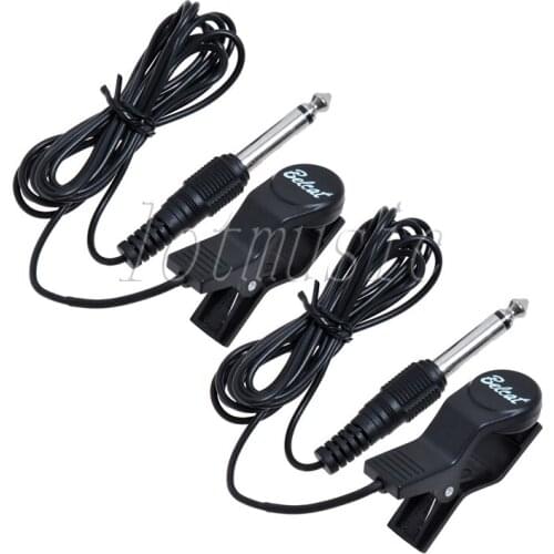 2Set Acoustic Guitar Transducer Pickup Belcat EGT-300 Wind&String Instruments Clip Microphone