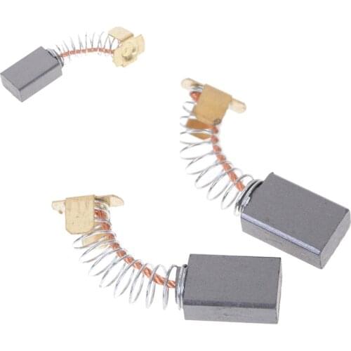 2Pcs 15 x 10 x 6mm Mini Drill Electric Grinder Replacement Carbon Brushes Spare Parts For Electric Motors Rotary Tool