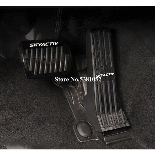 Car Accelerator Pedal Gas Pedal Brake Pedal Pad Cover Trim For Mazda 3 2020 Mazda Axela 2 Pcs Car Styling Accessories