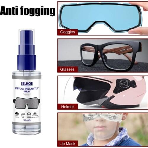 30/60ml Spray Eyeglass Lens Cleaner Car Windscreen Goggles Long Lasting Defogger Antifogging Agent Water Repellent