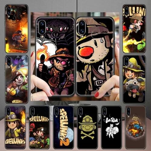 Spelunky 2 Game Phone case For Huawei Honor 6 7 8 9 10 10i 20 A C X Lite Pro Play black luxury bumper trend Etui pretty cover