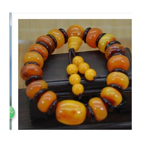 Pure Baltic Amber beeswax hand string type with bracelet DIY beads Ukraine Ukraine