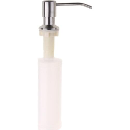Built in Sink Soap Dispenser for Kitchen Sink Stainless Steel Lotion Dispenser