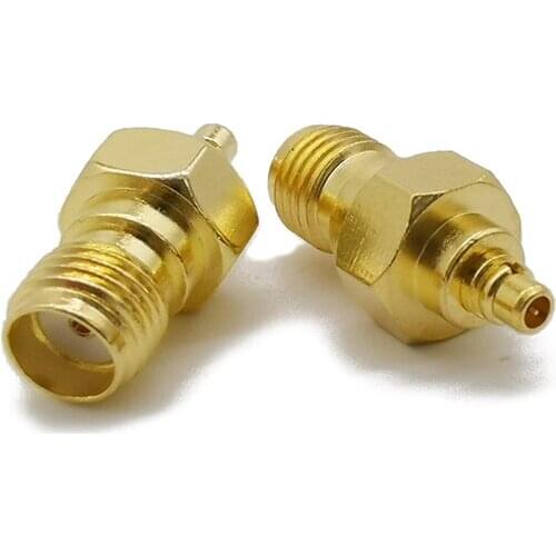 SMA Female to MMCX Male Jack RF Coaxial Adapter SMA Jack to MMCX Plug Connector