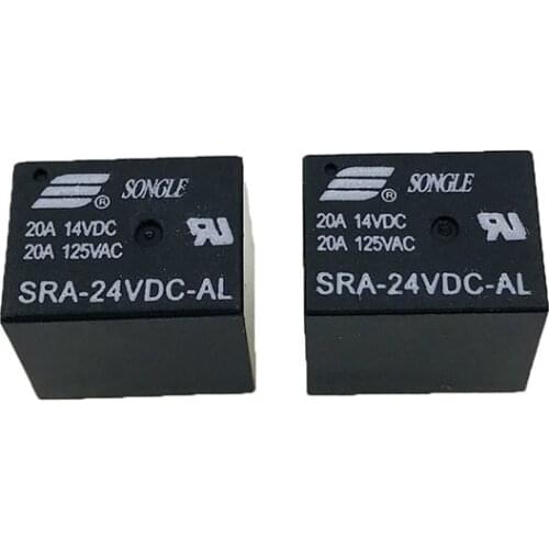 HOT relay 24V relay SRA-24VDC-AL SRA 24VDC AL SRA24VDCAL 24VDC DC24V 24V 20A 4PIN