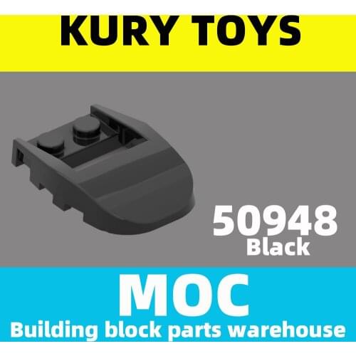 Kury Toys DIY MOC For 50948 100pcs Building block parts For Wedge 4 x 3 Cut Back with Cutout, 2 Studs