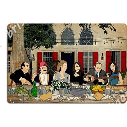 Lebanese Night Metal Signs Cinema Living Room Cinema Decoration Garage Decoration Tin sign Posters