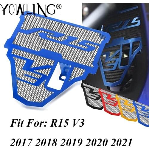 Motorcycle Accessories FOR YAMAHA R15 V3 R15V3 2017 2018 2019 2020 2021 Radiator Grille Guard Cover Water Tank Net Protection