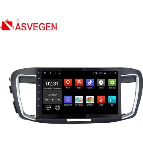 Asvegen 10.2 inch 2din Android 7.1 HD Otca Core Car Navigation Stereo Multimedia Player Auto GPS Radio For Honda Accord 2012