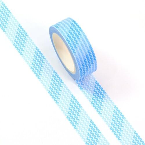 NEW 10pcs/Lot Decorative Cute Blue Leaves Washi Tapes DIY Scrapbooking Planner Adhesive Masking Tape Kawaii Stationery