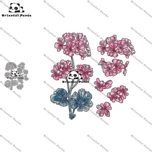 New Dies 2020 Geranium Metal Cutting Dies diy Dies photo album cutting dies Scrapbooking Stencil Die Cuts Card Making frame die