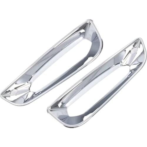Front Fog Lights Foglight Lamp Cover Trim 2 Pcs / Set Fit for -BMW X3 G01 2018 2019 2020 ABS Chrome Exterior