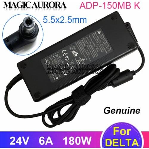 Genuine Delta ADP-150MB K AC Adapter Power Supply 24V 6A 180W SWITCHING Power Adapter 5A 4A 3A 2A 5.5x2.5mm Laptop Charger