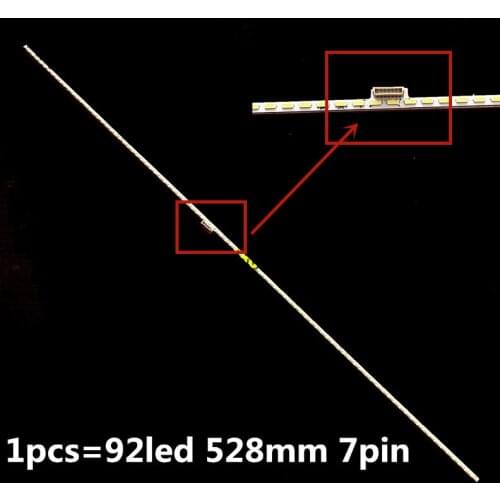 LED strip For L43M3-AA H2-BCHIBBI-X0225 MI012A-3014 Light bar screen MI43TV(M43) MI43TV(T11) 1pcs=92led 528mm 7pin
