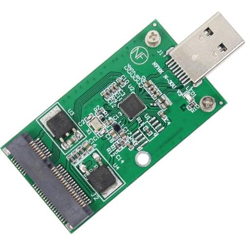 USB 3.0 to Mini PCI-E mSATA Expansion Card External SSD Converter Transmission Adapter Module for Windows Vista/7/8/Macintosh OS