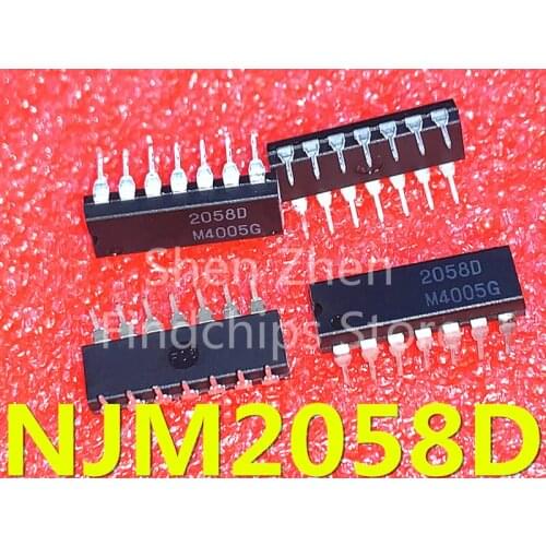 100% New&Original In Stock NJM2058D DIP14