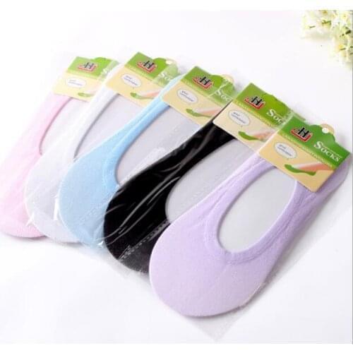 100pairs/lot boat socks Individual packing Slip-proof Invisible Socks disposable socks Womens Boat Socks free shipping