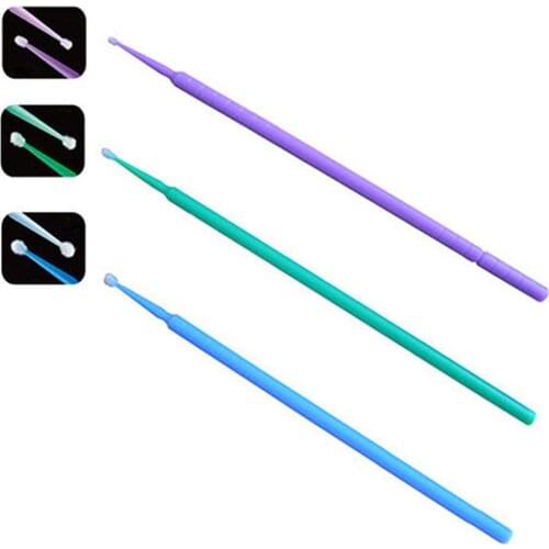 100pcs / bag Disposable Eyelash Extension individual Micro Brush Applicators Mascara Wands for eyelash extension Tools wholesale