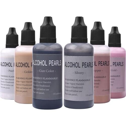 15ml/60ml DIY Metal Coral Art Ink Multicolor Blooming Alcohol UV Epoxy Resin Pigment Diffusion Liquid Jewelry Home Making Crafts