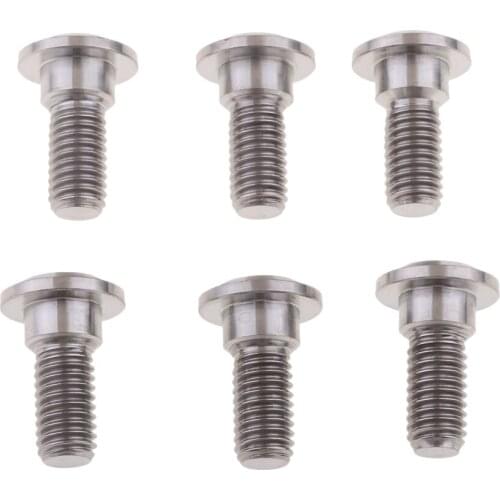 6 Pcs M8 X 20 Titanium Motorcycle Brake Disc Rotor Mount Bolts Screws