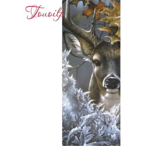 Touoilp Full square&round Diamond Embroidery DIY Animal elk deer 5d Diamond Painting Christmas Cross Stitch Rhinestone Mosaic