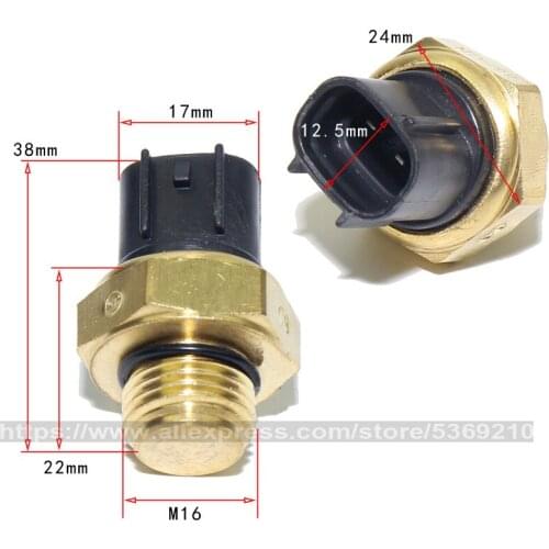 Motorcycle Temperature Sensor Thermo Switch For CFMOTO CF800 X8 CF2V91W Engine Parts UTV Go Kart 7020-150600 88 degrees ATV