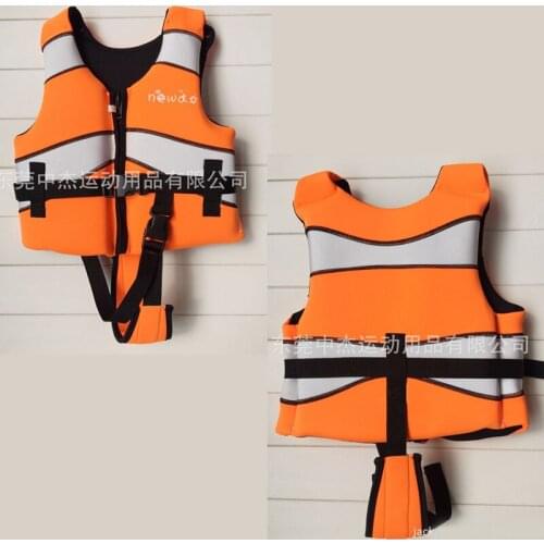 Kids Swim Vest Life Jacket - Boys Girls Floation Swimsuit Buoyancy Swimwear Neoprene Boating Beach Pool Water Sports Safety Suit