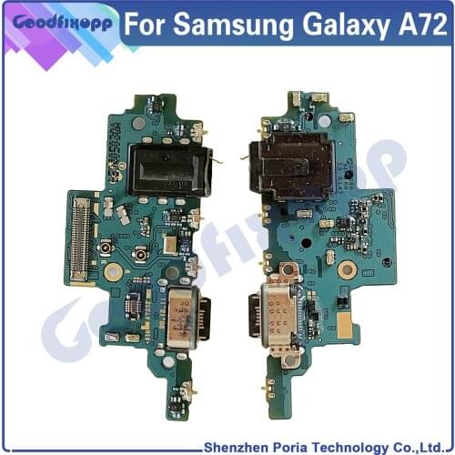 For Samsung Galaxy A72 USB Charger Charging Port Dock Connector Flex Cable For Samsung A72 SM-A725F A725F/DS A725M A725M/DS