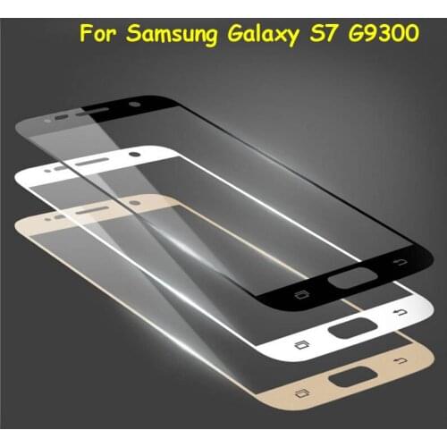 For Samsung Galaxy S7 G9300 5.1" Full Cover Tempered Glass Screen Protector Ultra Thin Premium Explosion-proof Protective Film