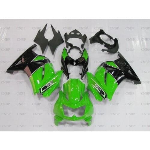 EX250 2008 - 2014 Motorcycle Fairing for Kawasaki Zx250r 2010 Plastic Fairings EX 250 2012 Green Black Body Kits