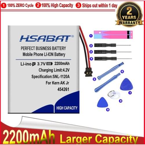 HSABAT 0 Cycle 2200mAh Battery for IRIVER Astell & Kern AK Jr Player Speaker Replacement Accumulator