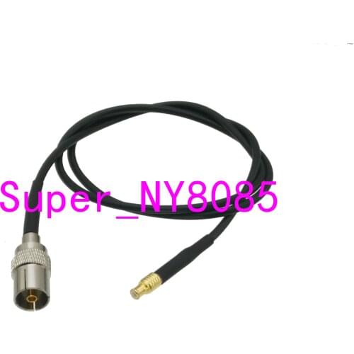 RG174 IEC PAL DVB-T Female Jack to MCX Male Plug RF Jumper pigtail Cable 4inch~20M