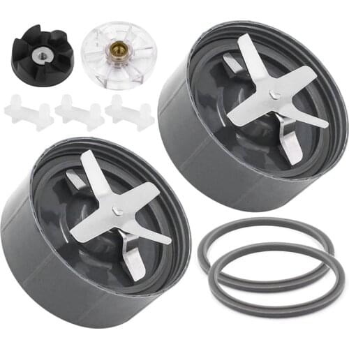 Extractor Blades Replacement Parts for NutriBullet 600W 900W Blender Model Come with Shock Pads and Base Gear